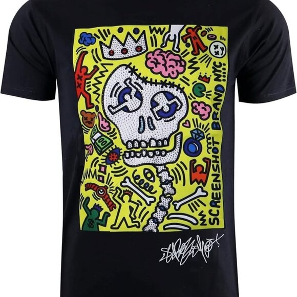 Men's T-Shirt By SprayGround. Inspired Design of Keith Haring. - Picture 1 of 4